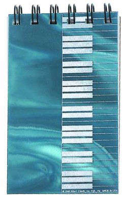 Tuşeli Hologramlı Spiral Notluk - Mavi - AİM GİFTS