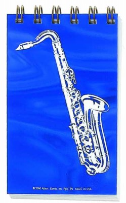 Saksafonlu Hologramlı Spiral Notluk - AİM GİFTS