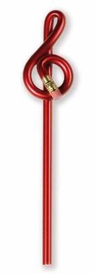 Sol Anahtar Başlıklı Silgili Kurşun Kalem Kırmızı - ViennaWorld