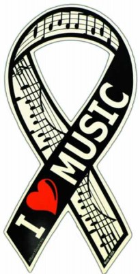 I Love Music - Notalı Kurdele Mıknatıs - AİM GİFTS