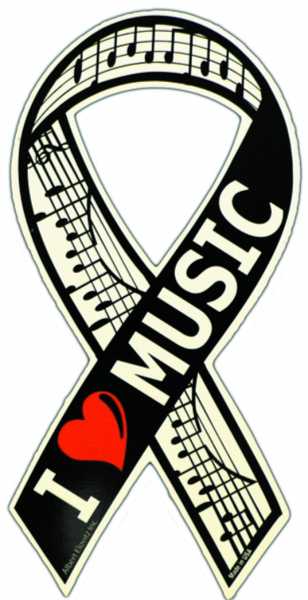 I Love Music - Notalı Kurdele Mıknatıs - 1