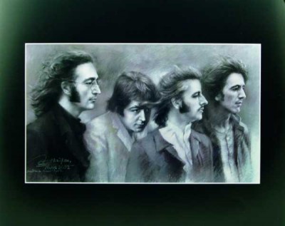 Beatles Pop Art Poster - Thumbnail
