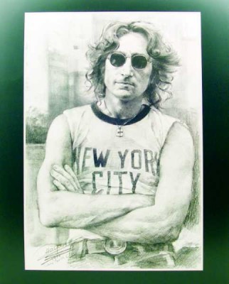 John Lennon Pop Art Poster - Thumbnail