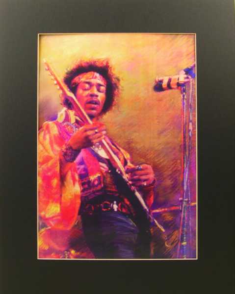 Jimi Hendrix Pop Art Poster