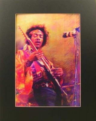 Jimi Hendrix Pop Art Poster