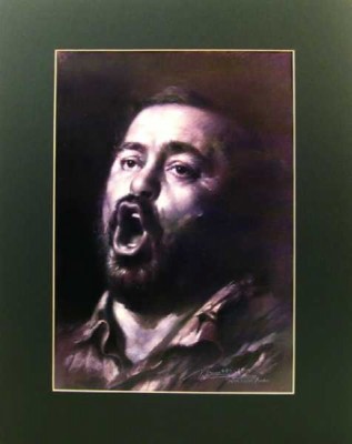 Pavarotti Pop Art Poster - Thumbnail