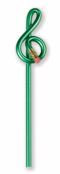 Sol Anahtar Başlıklı Silgili Kurşun Kalem Yeşil