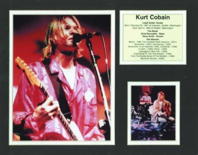 Kurt Cobain Biyografik Poster - Thumbnail