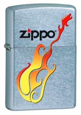 Flame Gitar Zippo Çakmak - Thumbnail