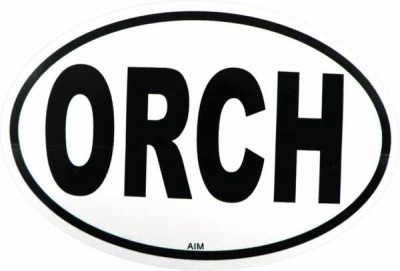 Orkestra - Oval Stiker - Thumbnail