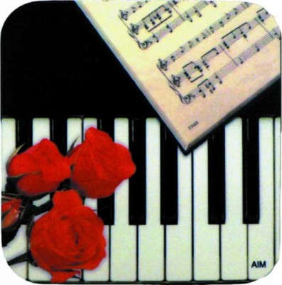 Tuşeli-Güllü Bardak Altlığı - AİM GİFTS