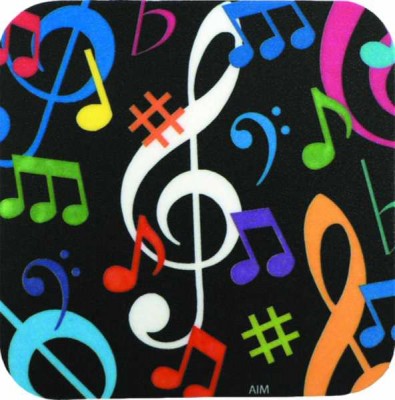 Renkli Notalar-Bardak Altlığı - AİM GİFTS