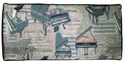 Kuyruklu Piyano Desenli Minder - AİM GİFTS