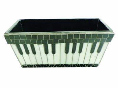 Tuşeli Mozaik Dikdörtgen Saksı Altı - AİM GİFTS