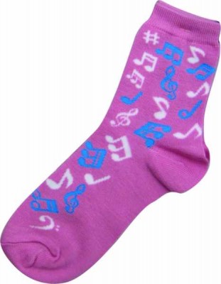 Notalı Pembe Kadın Çorabı - AİM GİFTS