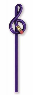 Sol Anahtar Başlıklı Silgili Kurşun Kalem Mor - ViennaWorld