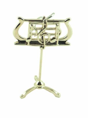 Çalgı Süsler - Gümüş Nota Sehpası - AİM GİFTS