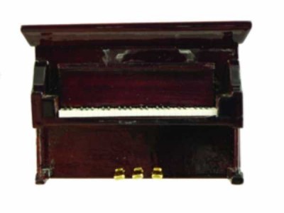 Magnet Çalgı Minyatür Konsol Piyano - Thumbnail
