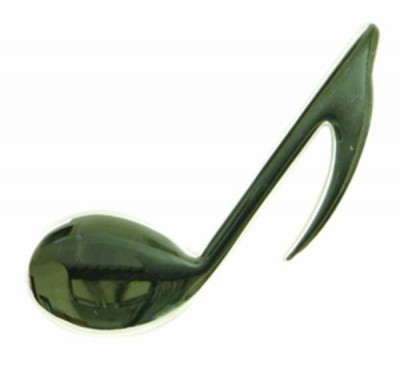 8lik Nota Gümüş Rengi Metal Magnet - 2