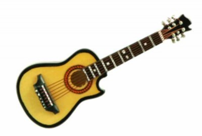 Magnet Çalgı Minyatür Cutaway Gitar - Thumbnail