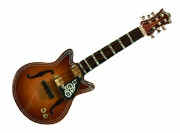 Magnet Çalgı Minyatür Gitar - 1