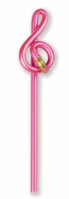 Sol Anahtar Başlıklı Silgili Kurşun Kalem Pembe - ViennaWorld