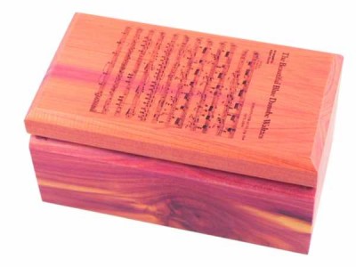 Müzik Gül Ağacı Ahşap Kutu - AİM GİFTS