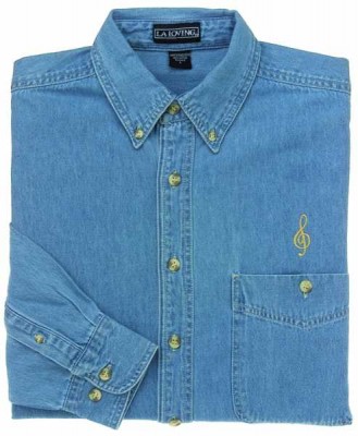 Sol Anahtarlı Kot Gömlek - AİM GİFTS