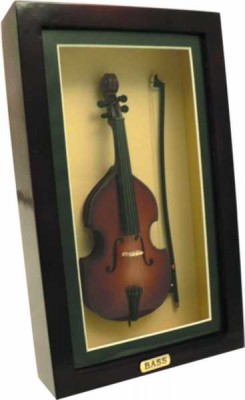 Çerçeveli Mini Çalgılar - Kontrbas - AİM GİFTS