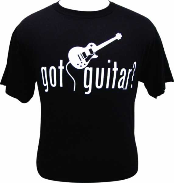 Guitar Siyah Kısa Kollu T-shirt