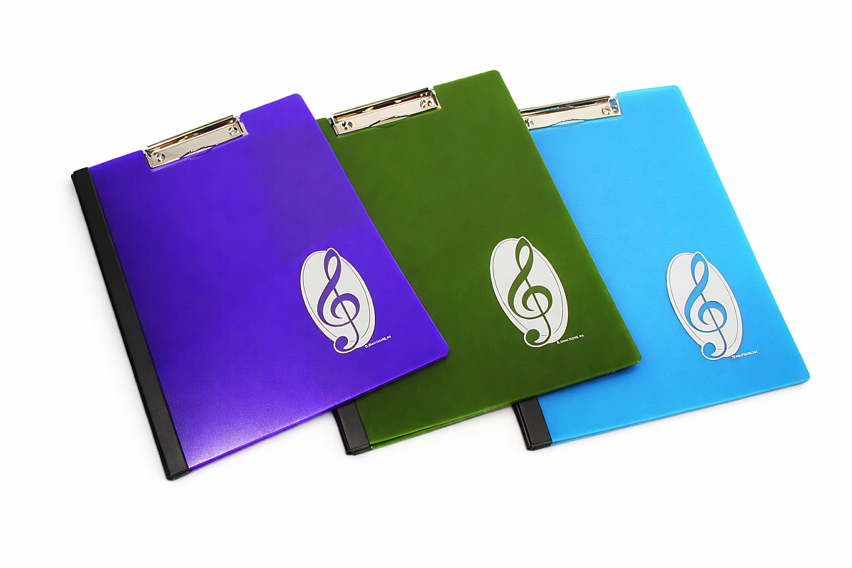 Klipsli Sol Anahtarı Desenli Dosya - AİM GİFTS