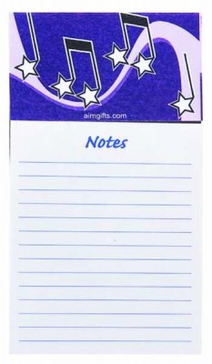 Mıknatıslı Notpad - Yıldız Notalar