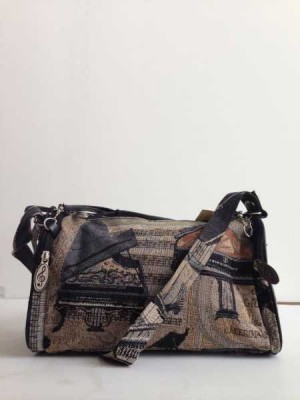 Piano Desenli Goblen Dizayn El çantası - AİM GİFTS