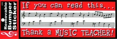 Thank A Music Teacher - Tampon Stiker - Thumbnail