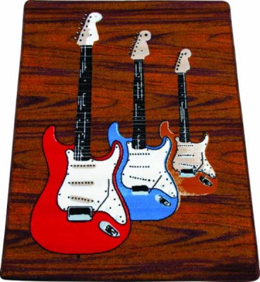 Elektrogitar Desenli Halı - AİM GİFTS