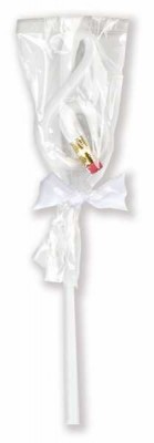 Hediyelik Sol Anahtar Başlıklı Silgili Kurşun Kalem Beyaz - ViennaWorld