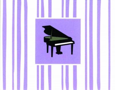 Küçük Piyano Not Kartı - Thumbnail