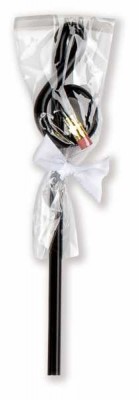 Hediyelik Sol Anahtar Başlıklı Silgili Kurşun Kalem Siyah - ViennaWorld