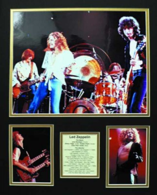 Led Zeppelin Biyografik Poster - AİM GİFTS