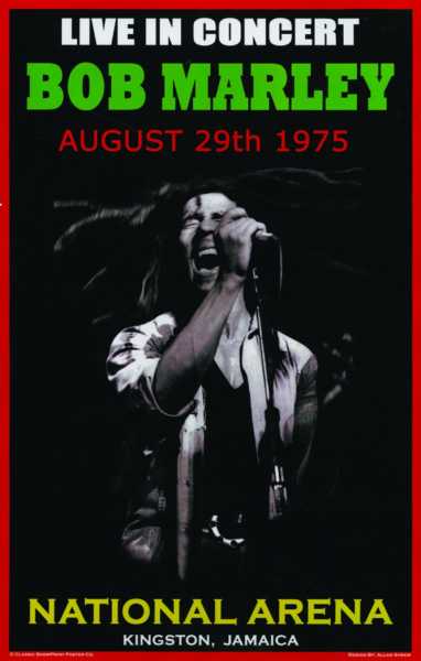 Bob Marley Tur Posteri