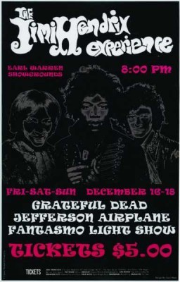 Jimi Hendrix Experience Tur Posteri - Thumbnail