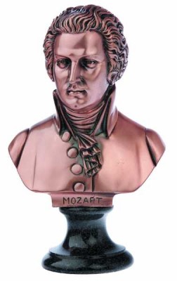 Mozart Bronz Büst - AİM GİFTS