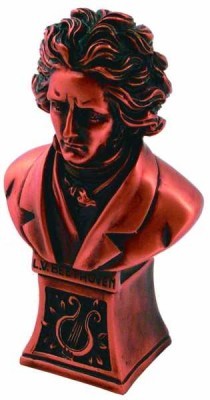 Beethoven Bronz Büst - Thumbnail