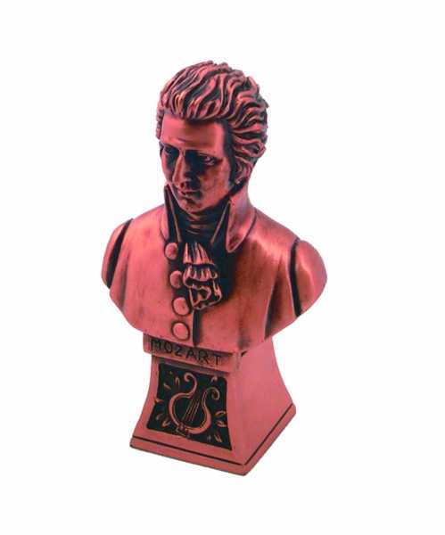 Mozart Bronz Büst