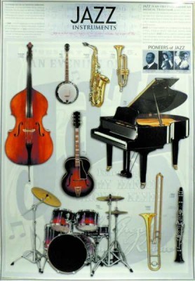 Jazz Çalgıları Poster - Thumbnail