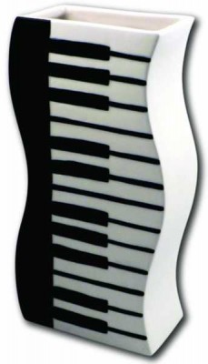 Piyano Tuşeli-Dalgalı Vazo - AİM GİFTS