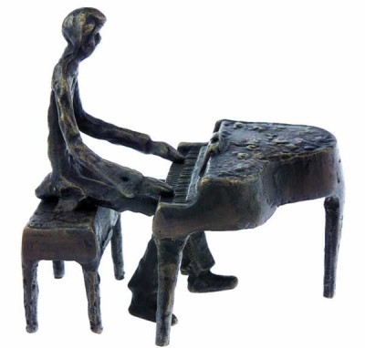 Bronz Müzisyenler - Piyanist - AİM GİFTS