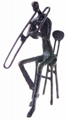 Bronz Müzisyenler - Tromboncu - AİM GİFTS