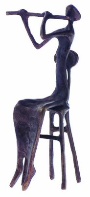 Bronz Müzisyenler - Flütçü - AİM GİFTS