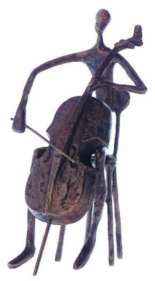 Bronz Müzisyenler - Çellist - AİM GİFTS